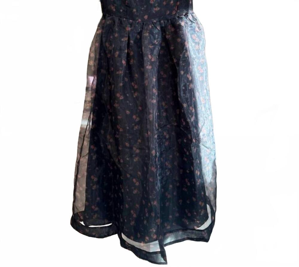NEW AUREUM women's piper midi dress in black